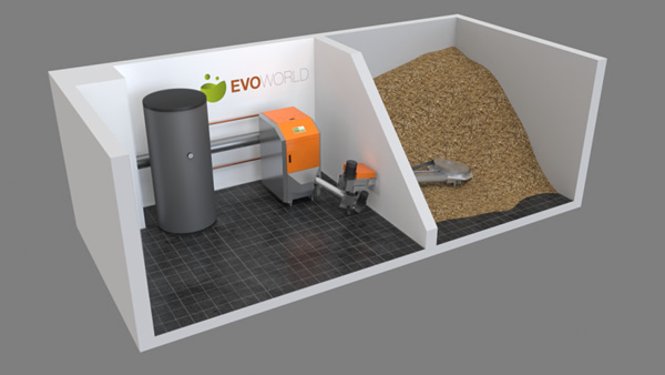 Evo-World HS500 Wood Chip Boiler